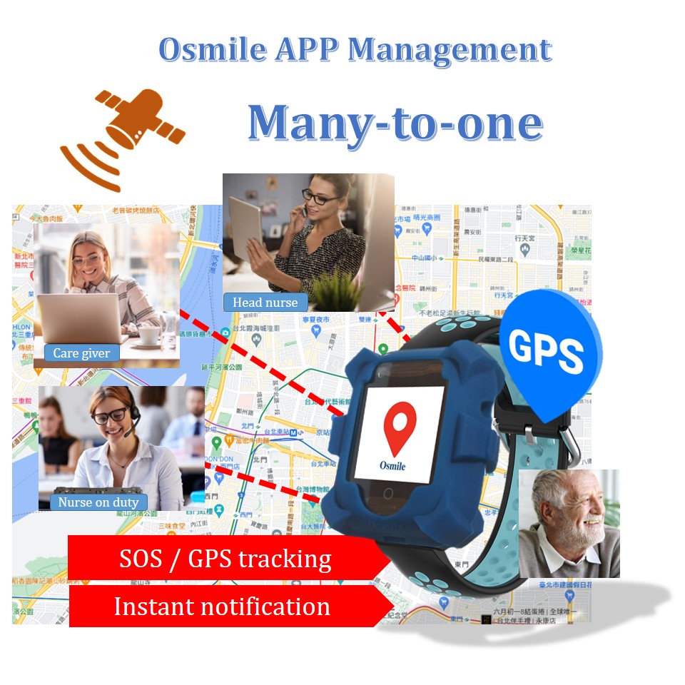 Osmile GPS Tracker for elderly with Alzheimer